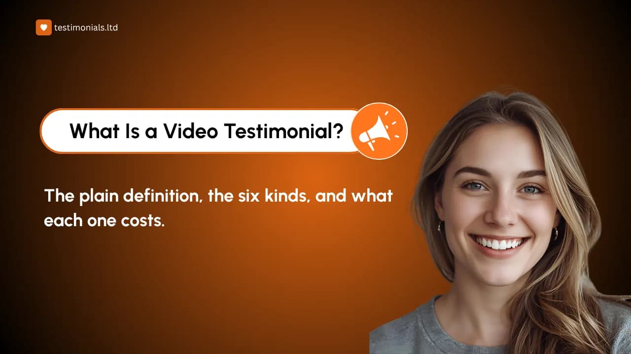 What Is a Video Testimonial? A Plain Definition